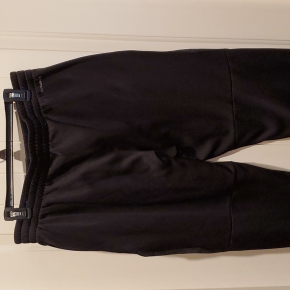 Men's Large/Tall Black Joggers - Picture 3 of 7